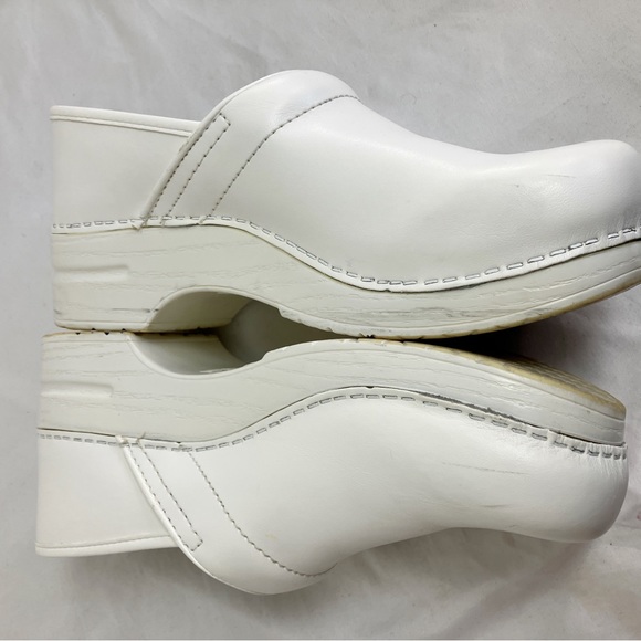 Dansko professional white box leather clogs nursing shoes orthopaedic 42 unisex - Picture 9 of 10